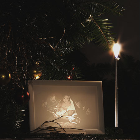 Pictoscapes podświetlony świeczką Tealight