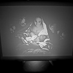 Pictoscapes z podstawką - świecznikiem , podświetlony (a)